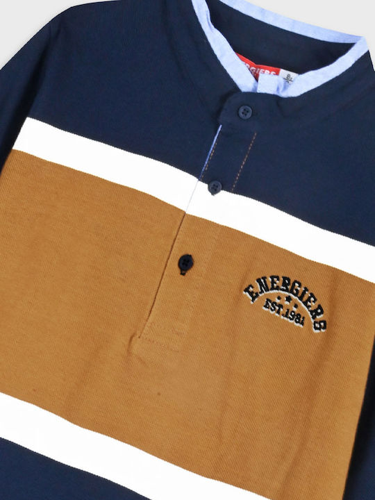 Kids' Polo Long Sleeve Navy Blue