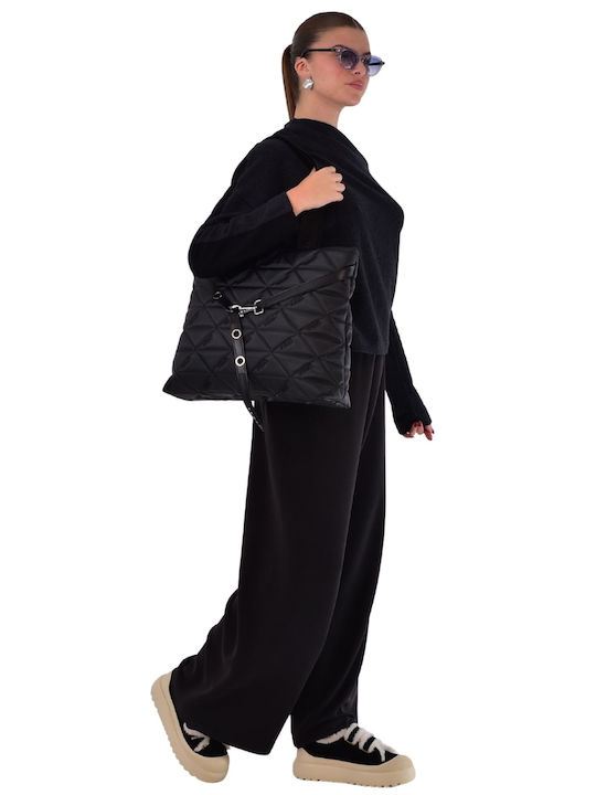 Women's Fabric Trousers Black