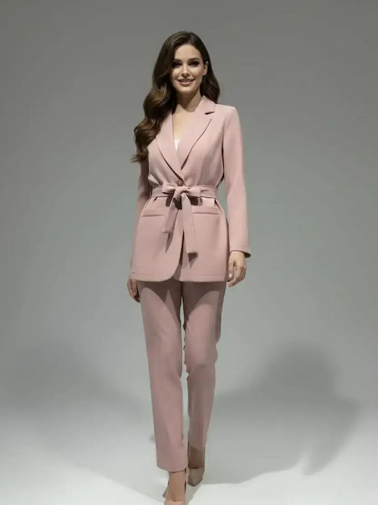 Women's Soft Pink Set with Pants