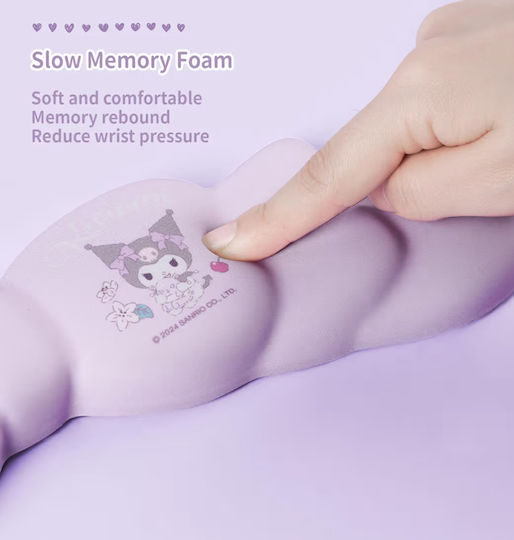 Sanrio Kuromi Memory Foam Tastatur-Handgelenkstütze 34cm