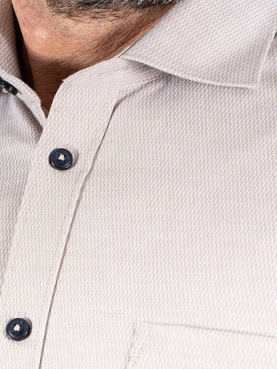 Langärmlig Hemd Beige