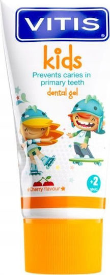 Vitis Baby-Zahnpasta Für 2+ Jahre Mit Kirsch Geschmack 50ml