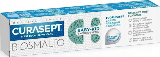 Curasept Βρεφική Οδοντόκρεμα για 6m+ με Γεύση Μέντα 50ml