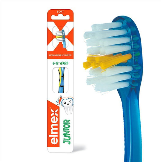 Elmex Junior Детска Четка За Зъби За 6+ Години Синя