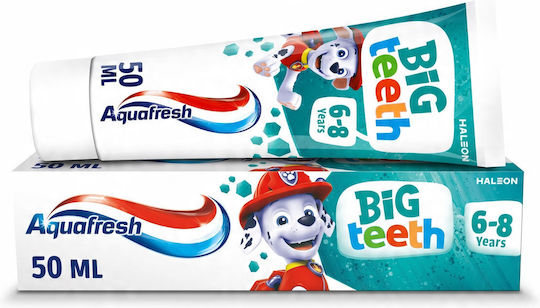 Aquafresh Big Teeth Παιδική Οδοντόκρεμα για 6+ Χρονών 50ml