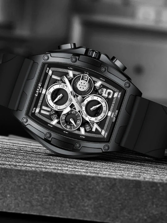 Lige Uhr Automatik mit Metallarmband