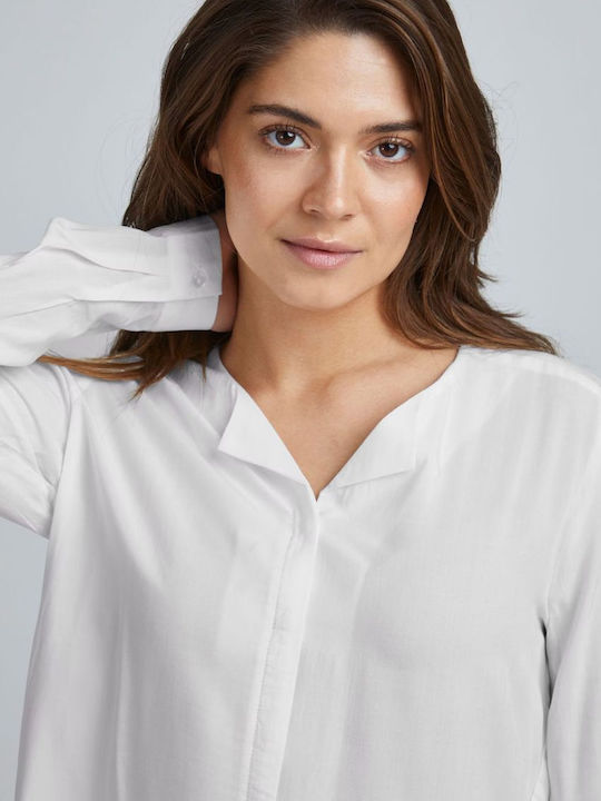 Women's Long Sleeve Shirt Off White
