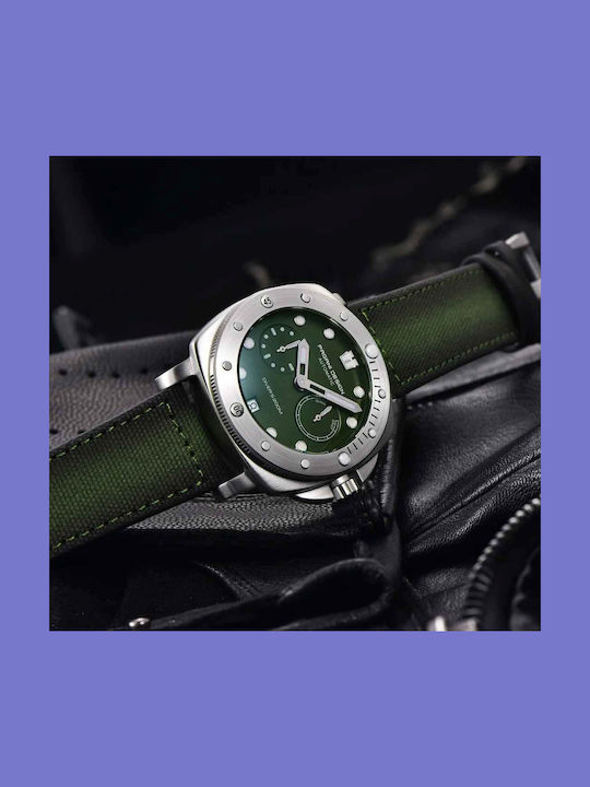 Pagani Design Ceas Barbatesc 41mm Automat Cu Cureaua Textila Verde