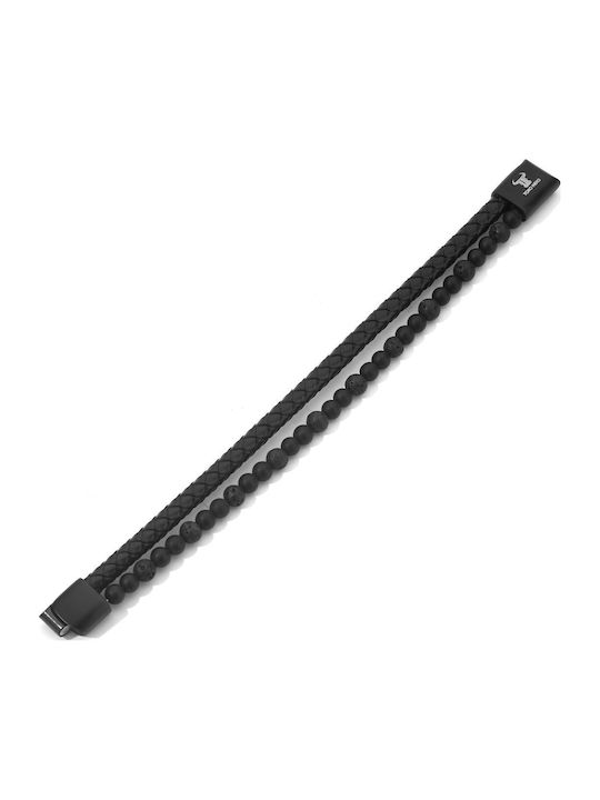 Toro Nero Brățară Pentru Bărbați Din Piele 21cm