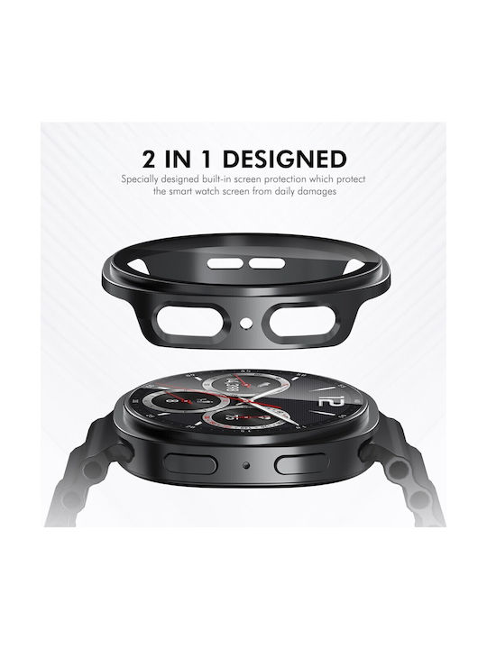 Samsung Galaxy Watch 8 40mm Enkay Θήκη Προστασία Οθόνης Dark Blue