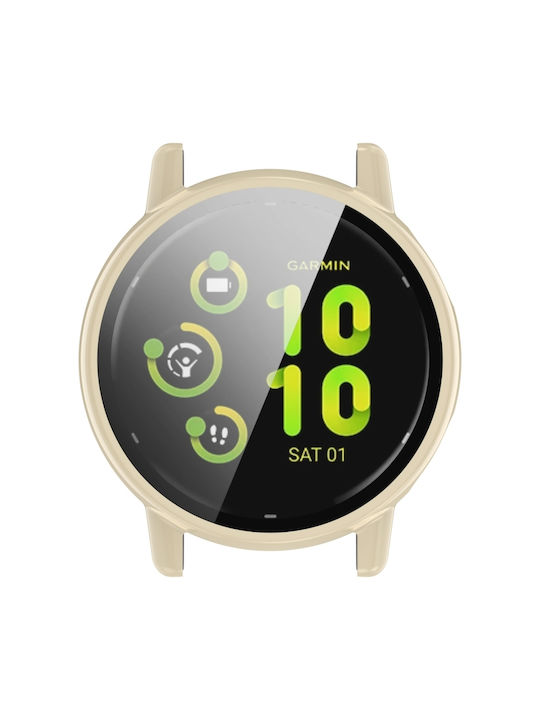 Schützende Tragbare Hülle für Garmin Vivoactive 5 Active 5 Elfenbein