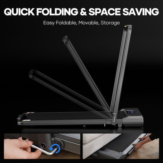 ForAll 2.25hp Electric Foldable Treadmill for User up to 100kg