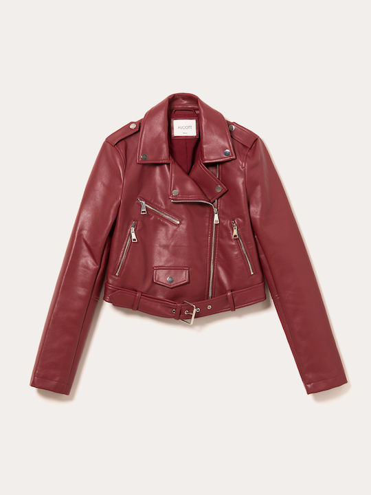 Damen Bomberjacke Burgundy
