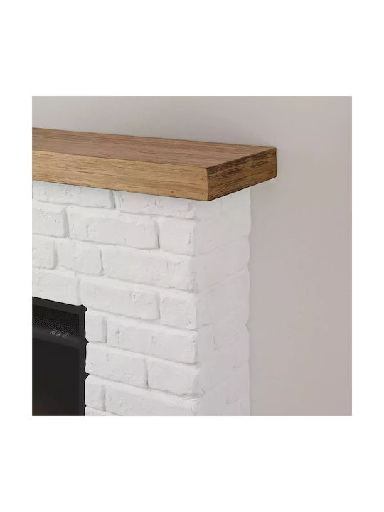 Tagu Floor Electric Fireplace 1500W White
