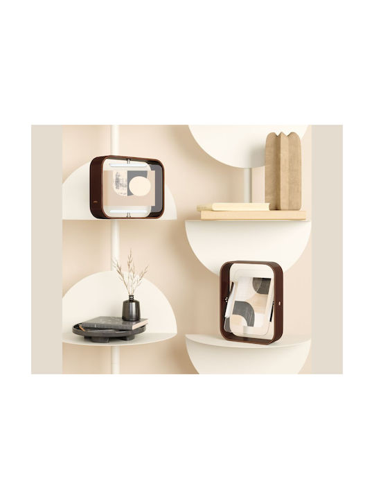 Umbra Bellwood 10x15 Η Περιστρεφόμενη Κορνίζα Διπλής Όψης Φινίρισμα Καρυδιάς