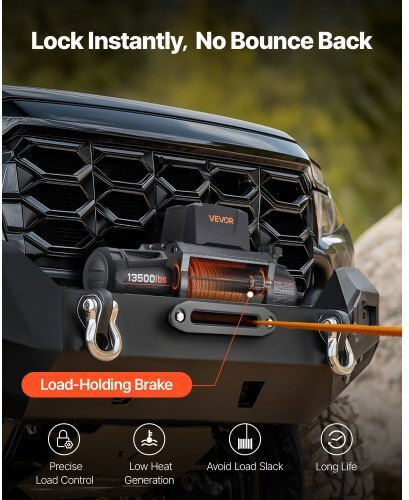Vevor Electric 4x4 Car Winch 12V with Towing Capacity 6100kg