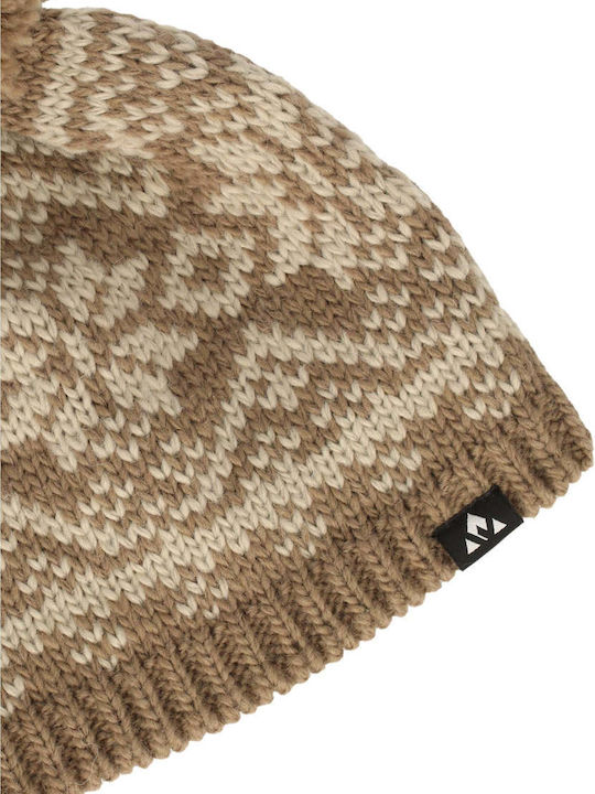 Beanie Unisex Beanie Gestrickt in Braun Farbe