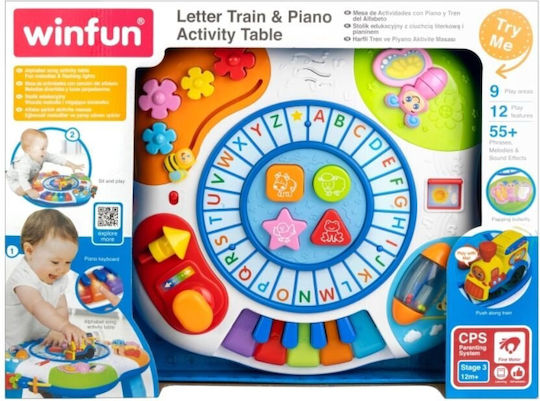 Winfun Măsuță de Activități cu Muzică și Lumină pentru 12++ Luni