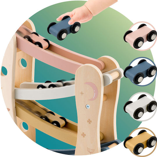 Wooden Slide Toy Cars Nk-855 Nukido
