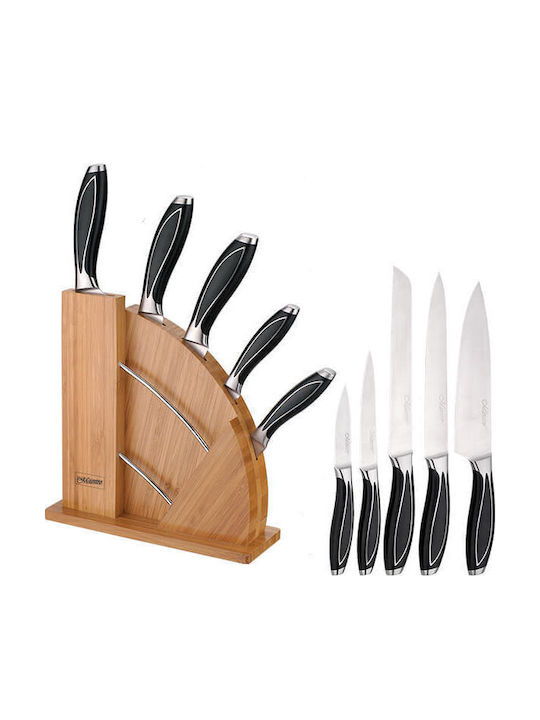 Maestro Knife Set with Block from Stainless Steel 5pcs