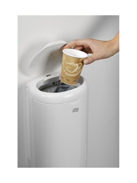 Tork Plastic Waste Bin with Sensor White 5L