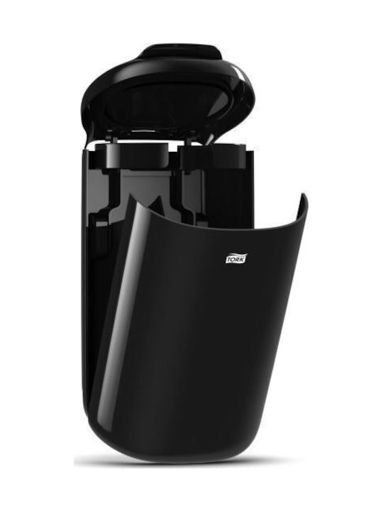 Tork Metallic Waste Bin with Sensor Black 5L