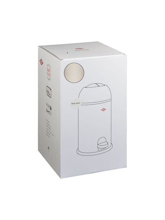 Wesco Waste Bin Waste Plastic Beige 1pcs