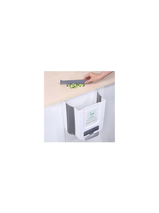 Waste Bin for Cabinet Plastic Grey 10lt