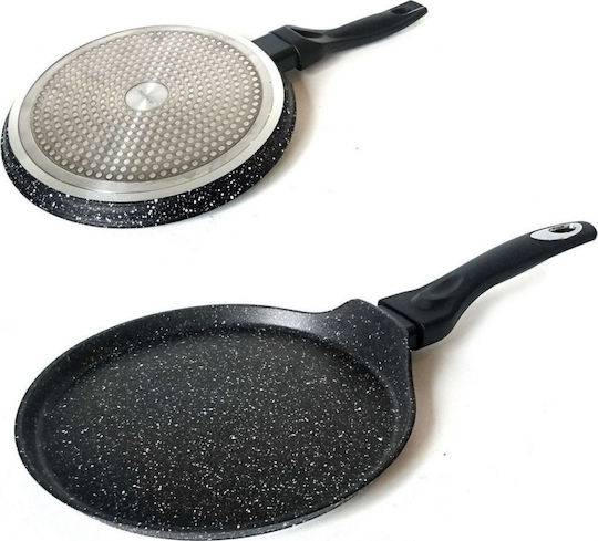 Klausberg Set De Tigăi Din Aluminiu Gri Cu Acoperire Interioară Din Piatră 6 Buc