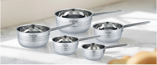 Cheffinger Töpfe Set aus Rostfreiem Stahl 5 Teile