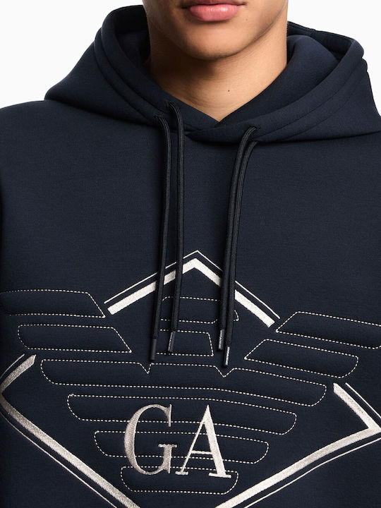 Sweatshirt with Hood Blue