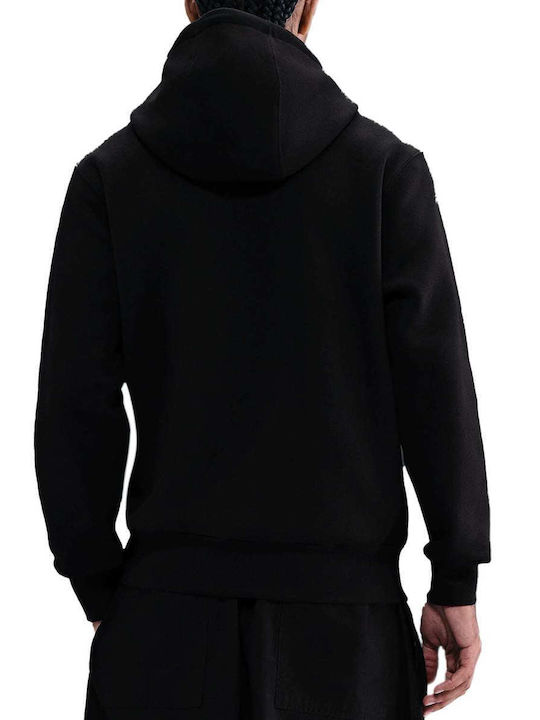 Hoodie Sweatshirt with Hood Black
