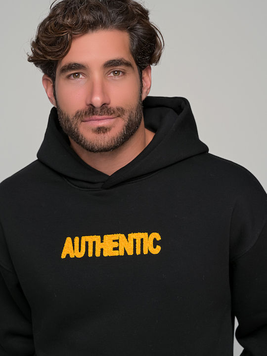 Authentic Hanorac cu Glugă Black