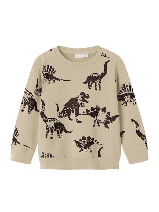 Kinder-Sweatshirt Beige