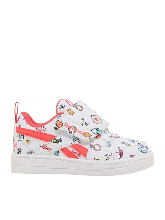 Royal Prime Kids Sneakers with Scratch White