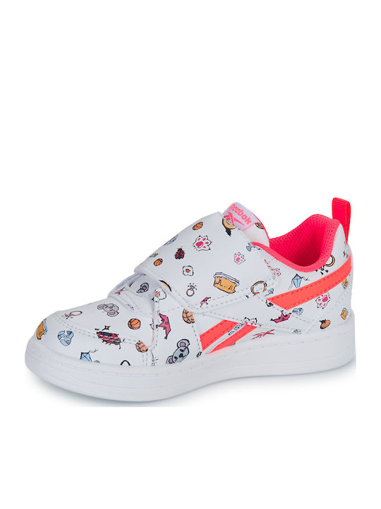 Royal Prime Kids Sneakers with Scratch White