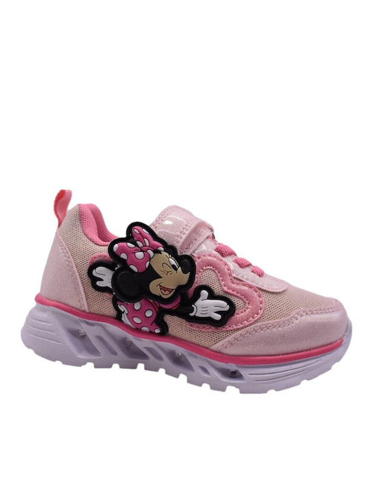 Kids Sneakers with Lights Pink