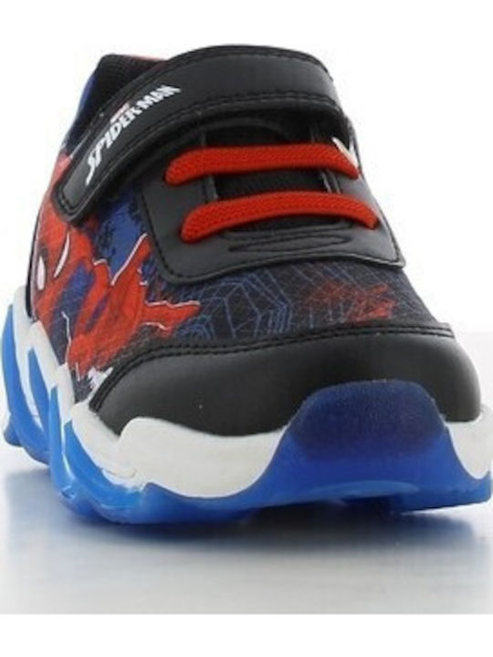 Kids Sneakers with Scratch & Lights Black