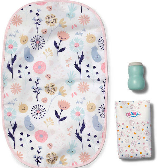 Baby geboren Zubehör Wickeltasche Blumen