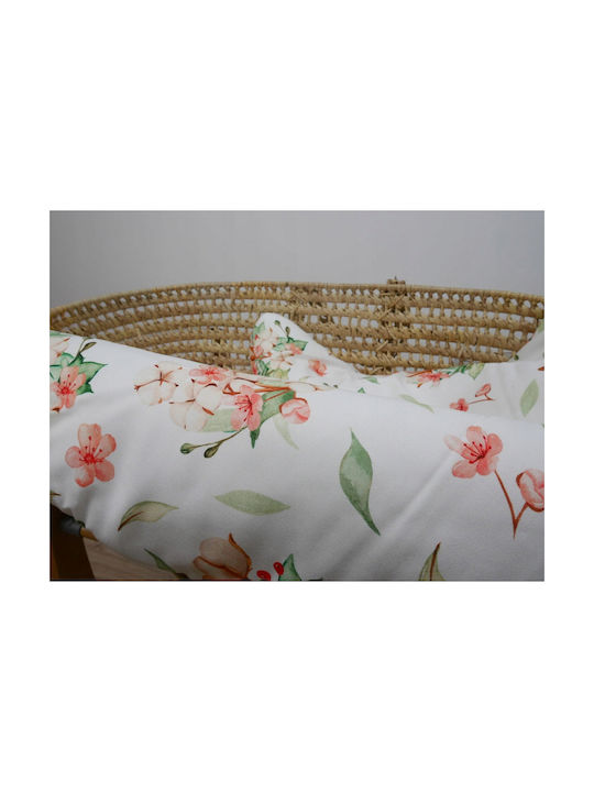 Babyllama Βρεφικό Μαξιλάρι Ύπνου Premium Flowers 40x60εκ.