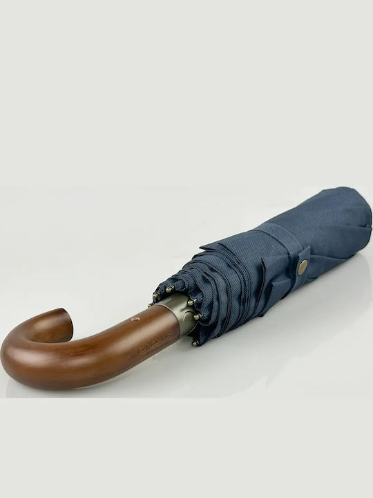 Guy Laroche Windproof Automatic Umbrella Compact Blue