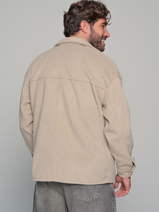 Herren Jacke Beige