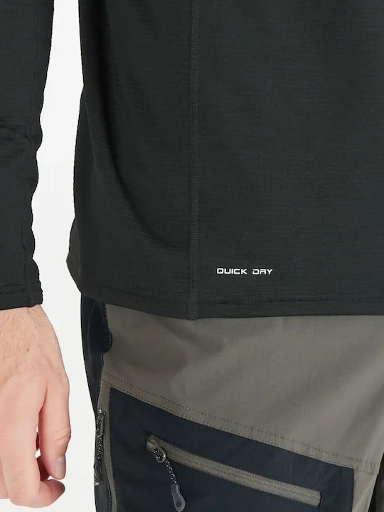 Men's Fleece Cardigan Black