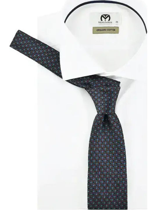 Makis Tselios Fashion Ανδρική Γραβάτα σε Μπλε Χρώμα