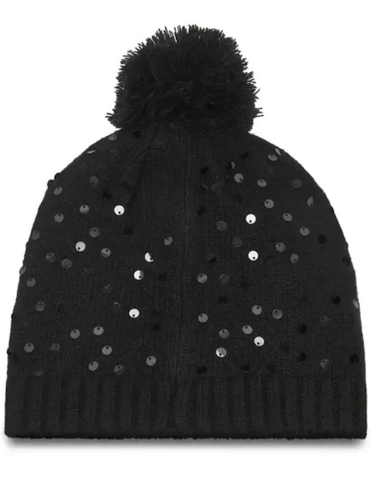 Beanie Beanie Knitted in Black color