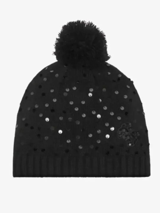 Beanie Beanie Knitted in Black color