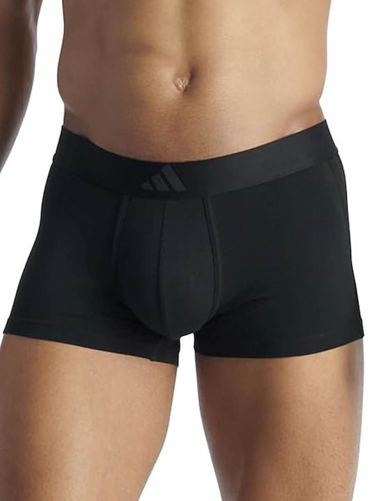 Active Flex Men's Boxer Black-Royal Blue with Patterns