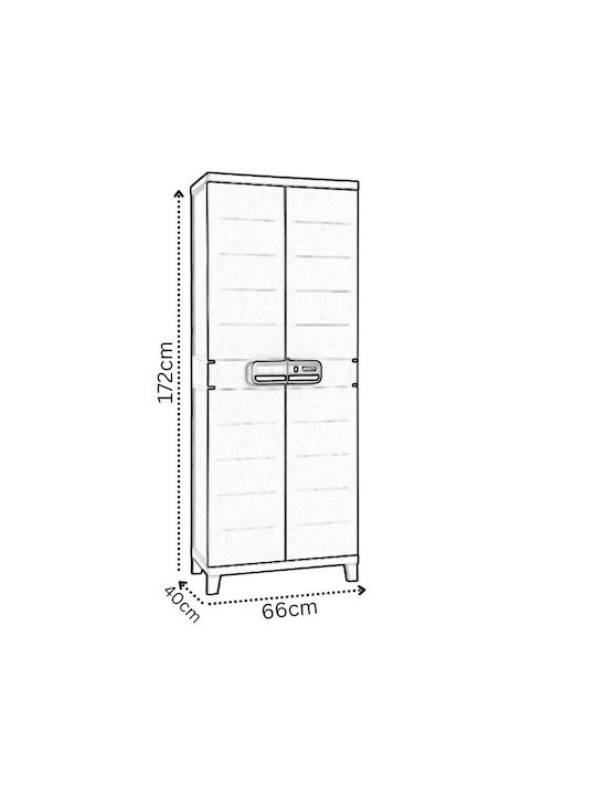 Dulap cu două uși Plastic 66x40x172cm