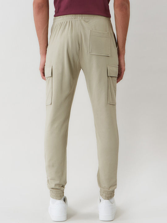 Cargo Sweatpants Beige