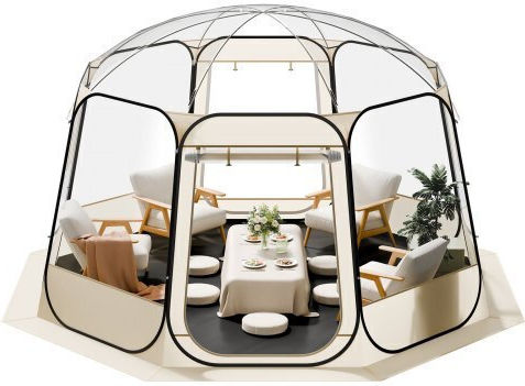 Vevor Χειμερινή Σκηνή Camping Pop Up Διάφανη 336x345x220εκ.